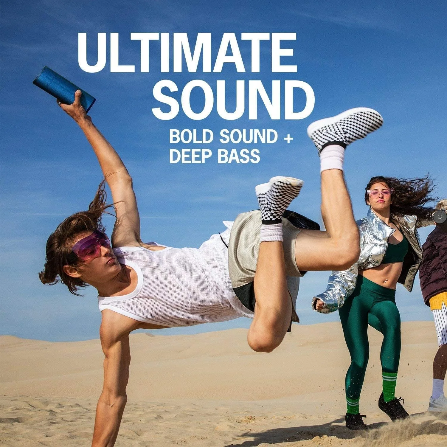 اسپیکر بلوتوثی بیسیم قابل حمل Ultimate Ears Megaboom 3 (ضد آب) جین اسپیکر بلوتوثی بیسیم قابل حمل Ultimate Ears Megaboom 3 (ضد آب) جین
