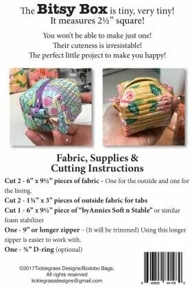 الگوهای خیاطی کیف Bodobo، کاغذی