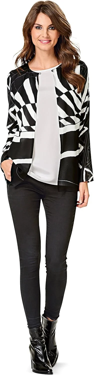 الگوی خیاطی ژاکت و تی شرت کاغذی سفید Burda B6610، ابعاد 19x13x1 سانتی متر [زبان انگلیسی]