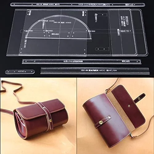 الگوی اکریلیک کیف دوشی BAENRCY NW XBX-08، الگوی چرمی اکریلیک، الگوهای چرمی برای کیف الگوی اکریلیک کیف دوشی BAENRCY NW XBX-08، الگوی چرمی اکریلیک، الگوهای چرمی برای کیف