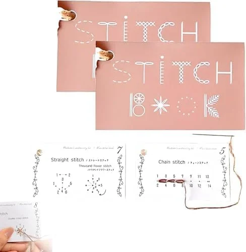 کتاب خیاطی مینیاتوری خلاقانه، ست کارت خیاطی مینیاتوری خلاقانه DIY، مهارت های خیاطی خود را ارتقا دهید، الگوها و قالب های کتاب بخیه مینیاتوری خلاقانه برای علاقه مندان به گلدوزی و خیاطی (2 عدد) کتاب خیاطی مینیاتوری خلاقانه، ست کارت خیاطی مینیاتوری خلاقانه DIY، مهارت های خیاطی خود را ارتقا دهید، الگوها و قالب های کتاب بخیه مینیاتوری خلاقانه برای علاقه مندان به گلدوزی و خیاطی (2 عدد)