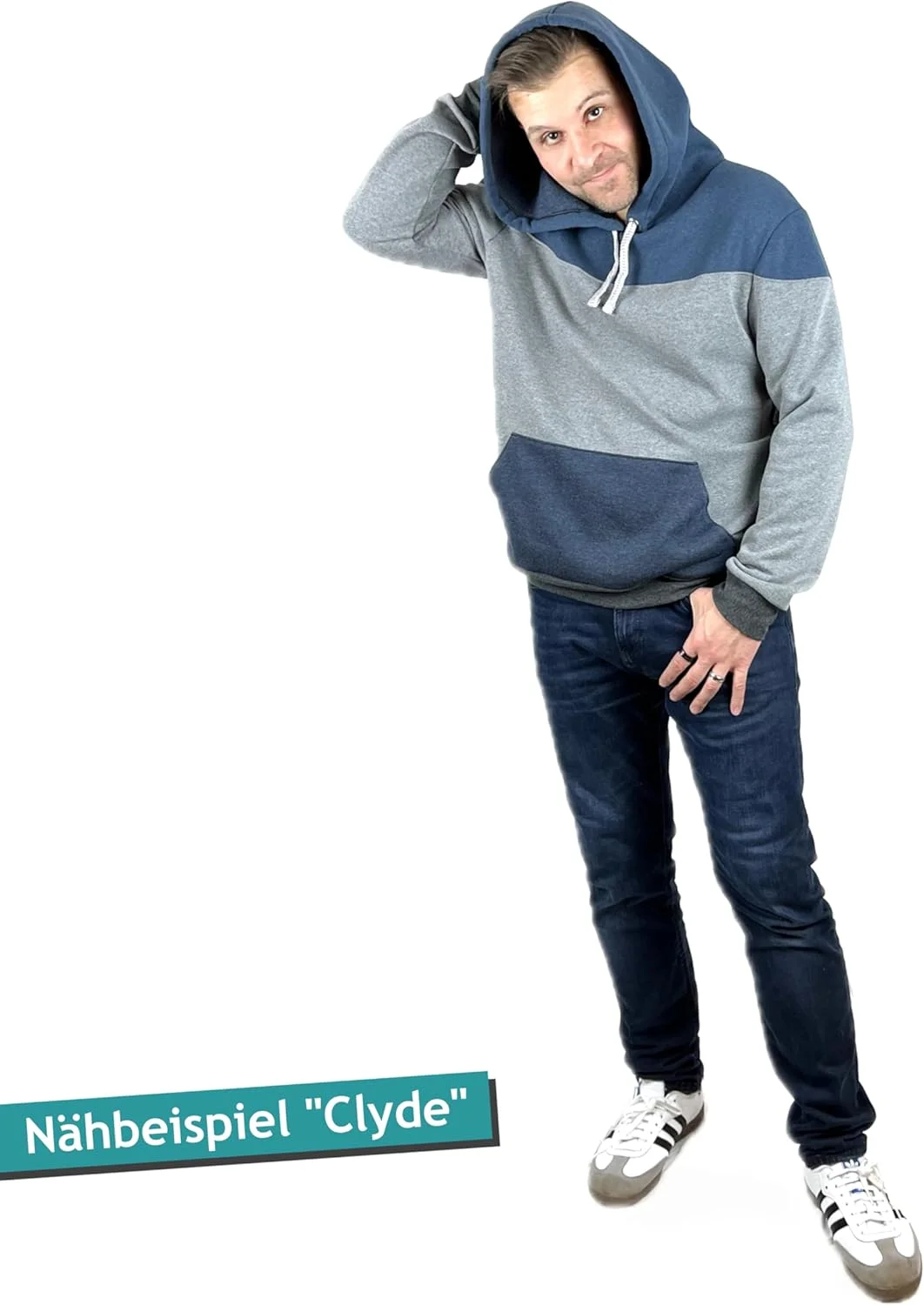 الگوی خیاطی مردانه JULENDO Clyde با ژاکت زیپ دار یا هودی، سایز 44 تا 60، الگوی کاغذی برای مردان با دستورالعمل های خیاطی الگوی خیاطی مردانه JULENDO Clyde با ژاکت زیپ دار یا هودی، سایز 44 تا 60، الگوی کاغذی برای مردان با دستورالعمل های خیاطی