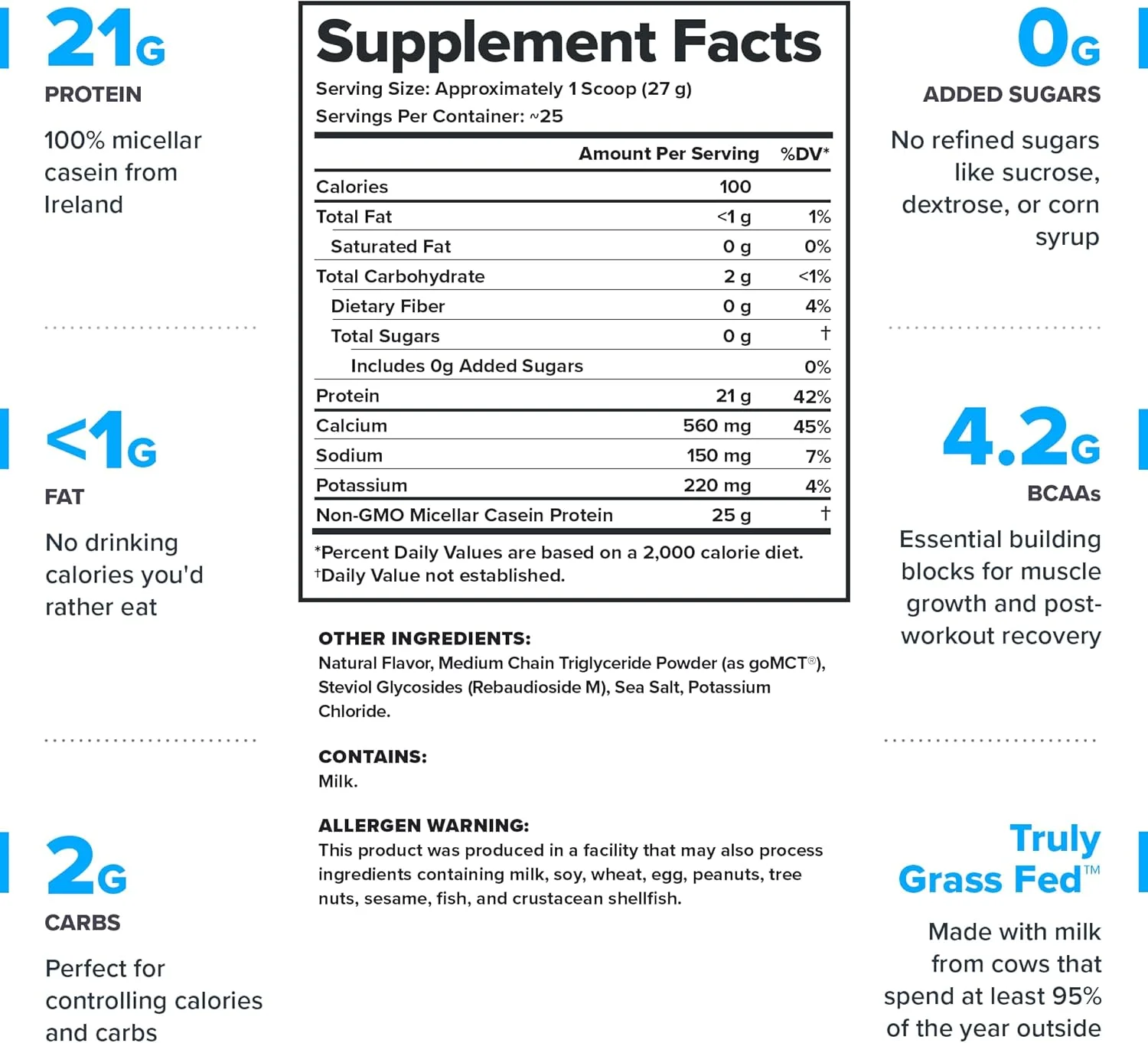 پودر پروتئین کازئین میسلار خالص وانیلی LEGION Casein+ - شیر گاو تغذیه شده با علف غیر GMO، طعم دهنده های طبیعی و استویا، کم کربوهیدرات، مناسب برای کتو - بهترین نوشیدنی ریکاوری عضلات با رهش آهسته قبل از خواب (PM) 2 پوندی پودر پروتئین کازئین میسلار خالص وانیلی LEGION Casein+ - شیر گاو تغذیه شده با علف غیر GMO، طعم دهنده های طبیعی و استویا، کم کربوهیدرات، مناسب برای کتو - بهترین نوشیدنی ریکاوری عضلات با رهش آهسته قبل از خواب (PM) 2 پوندی