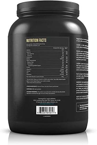پودر پروتئین کازئین میسلار خالص وانیلی LEGION Casein+ - شیر گاو تغذیه شده با علف غیر GMO، طعم دهنده های طبیعی و استویا، کم کربوهیدرات، مناسب برای کتو - بهترین نوشیدنی ریکاوری عضلات با رهش آهسته قبل از خواب (PM) 2 پوندی پودر پروتئین کازئین میسلار خالص وانیلی LEGION Casein+ - شیر گاو تغذیه شده با علف غیر GMO، طعم دهنده های طبیعی و استویا، کم کربوهیدرات، مناسب برای کتو - بهترین نوشیدنی ریکاوری عضلات با رهش آهسته قبل از خواب (PM) 2 پوندی