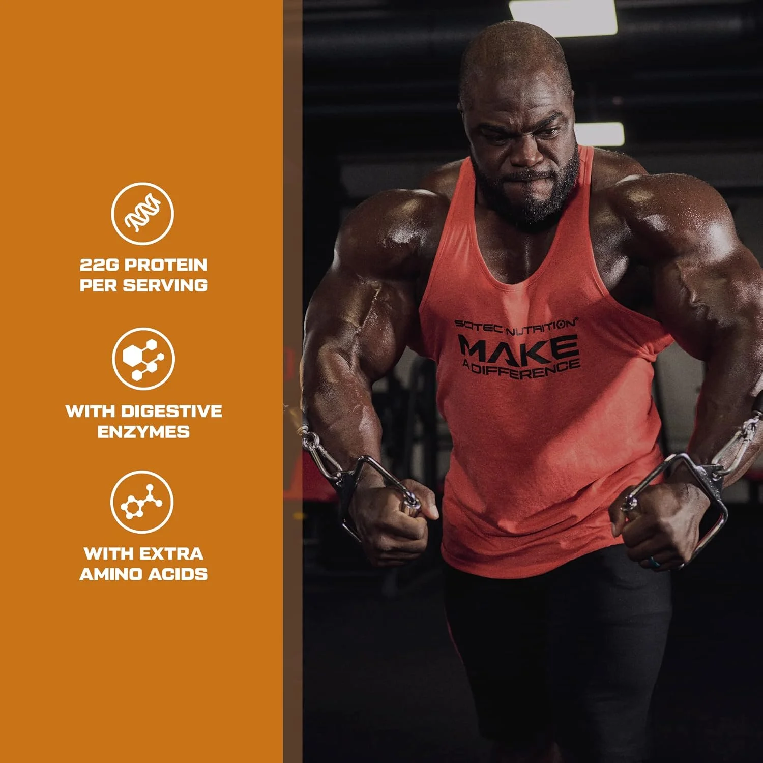 پروتئین کازئین کمپلکس 100% سایتک نوتریشن از کازئین ها | طعم شکلات بلژیکی (مکمل غذایی) - 920 گرم