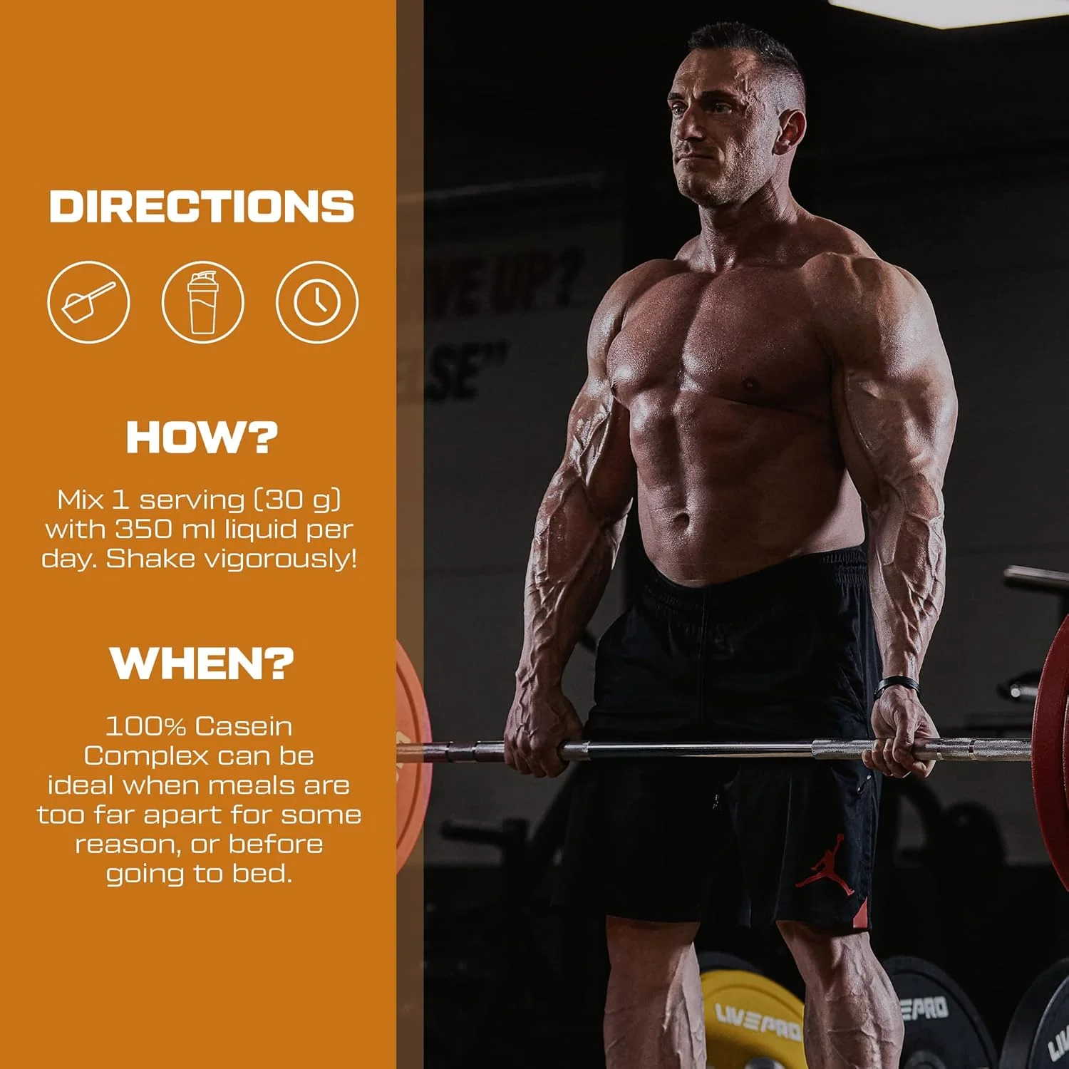 پروتئین کازئین کمپلکس 100% سایتک نوتریشن از کازئین ها | طعم شکلات بلژیکی (مکمل غذایی) - 920 گرم