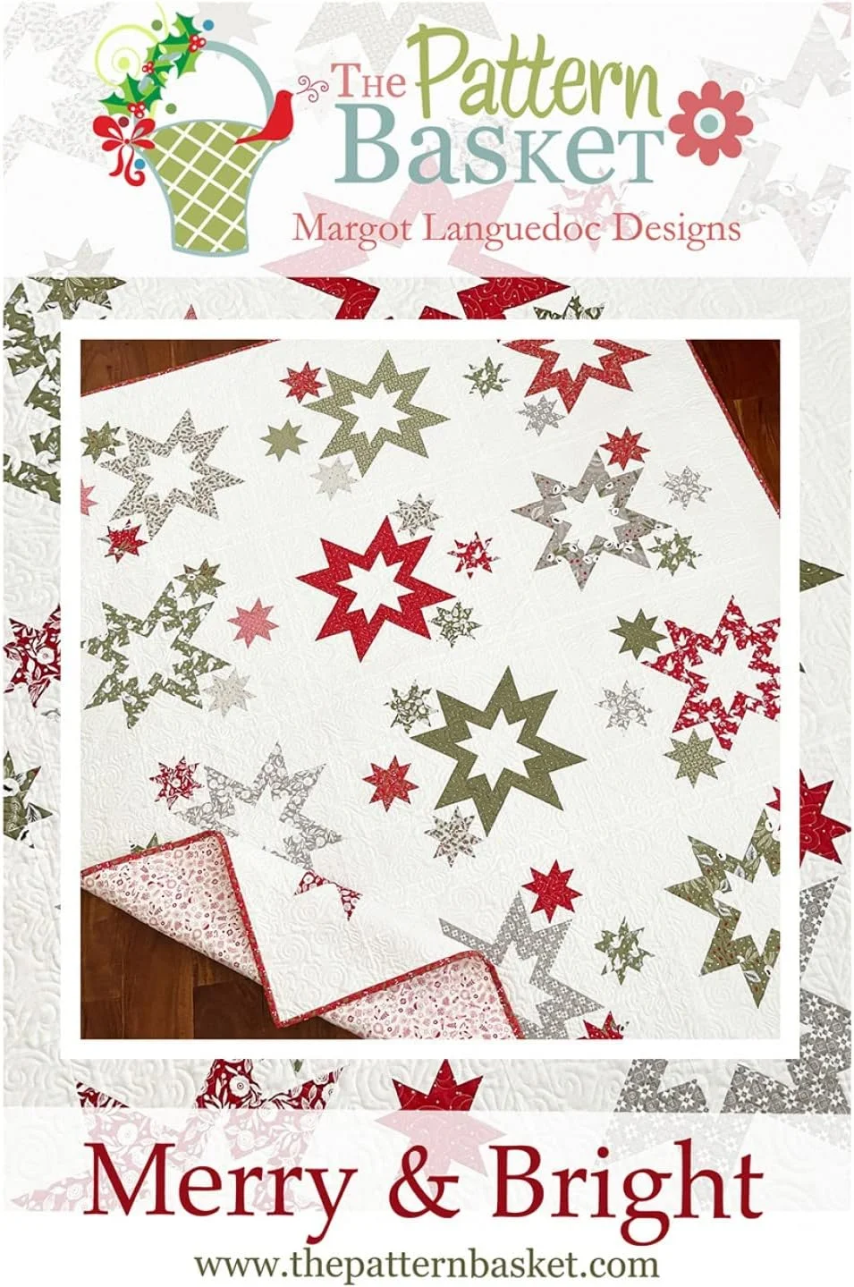 الگوی لحاف سبد الگو طرح شاد و روشن