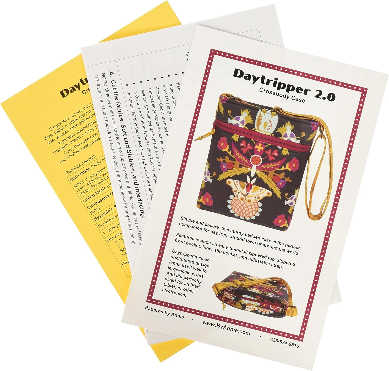 کیف کراس بادی Patterns ByAnnie Daytripper 2.0، سفید