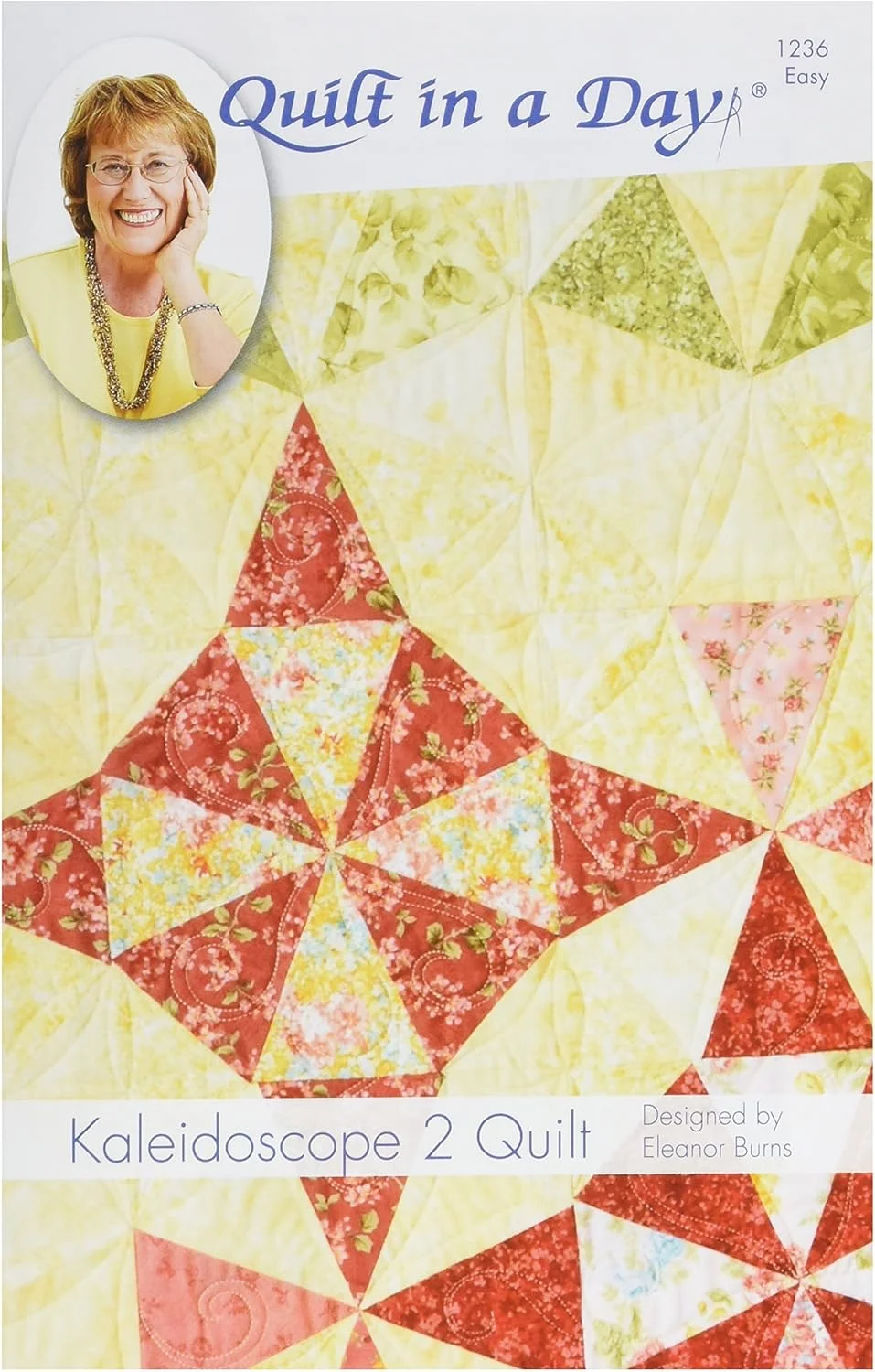 الگوی لحاف تکه دوزی طرح کالیدوسکوپ 2 "لحاف در یک روز"