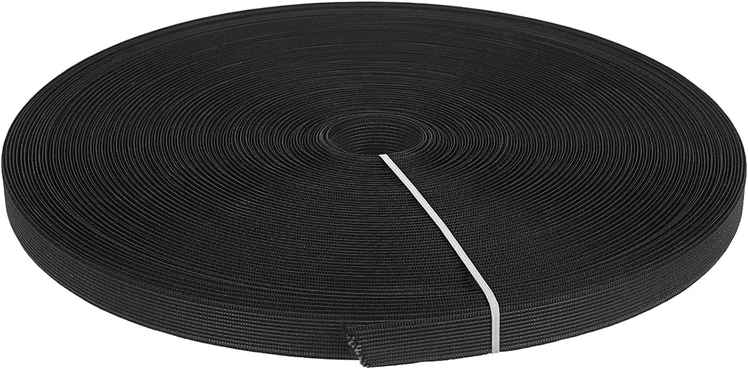 چوب خیاطی QUARKZMAN، 1 عدد 50 یارد 15 میلی متر - چوب های خیاطی پلی استر برای لباس عروسی، لباس عروسی (مشکی)