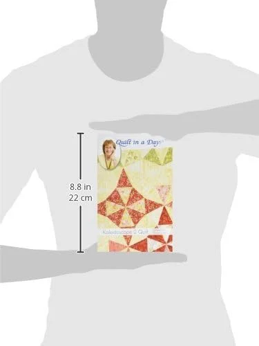 الگوی لحاف تکه دوزی طرح کالیدوسکوپ 2 "لحاف در یک روز"