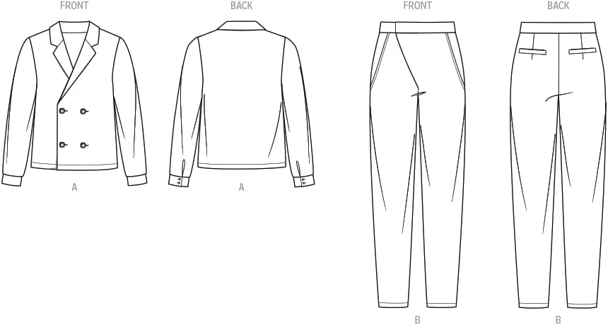 الگوی خیاطی KNOW ME مدل ME2079BB پیراهن و شلوار مردانه اثر جولین کریتز BB (48-50-52-54-56) الگوی خیاطی KNOW ME مدل ME2079BB پیراهن و شلوار مردانه اثر جولین کریتز BB (48-50-52-54-56)