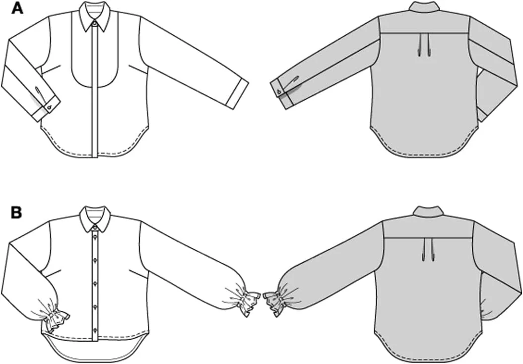 الگوی خیاطی بلوز زنانه Burda Style #5700 با دکمه سایز 36-48