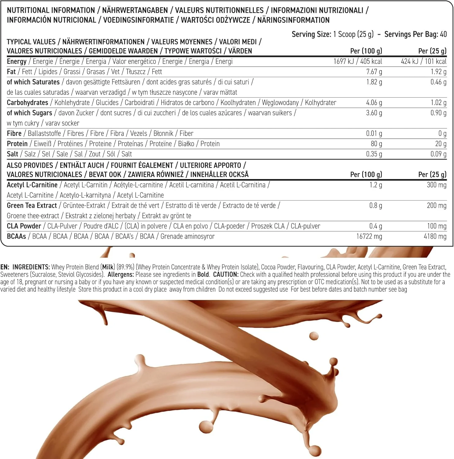 پروتئین وی رژیمی شکلاتی Applied Nutrition، ۱ کیلوگرم