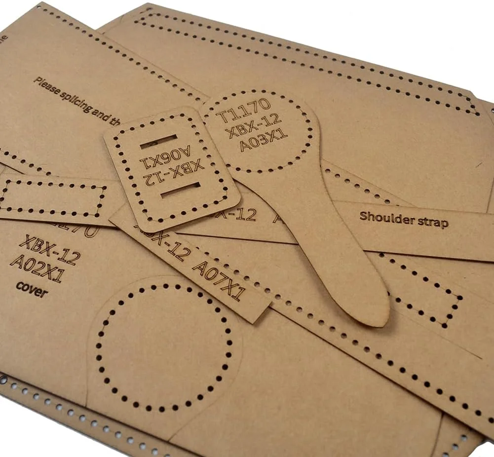 الگوی کیف دوشی چرمی، الگوی چرمی کیف (کاغذی)