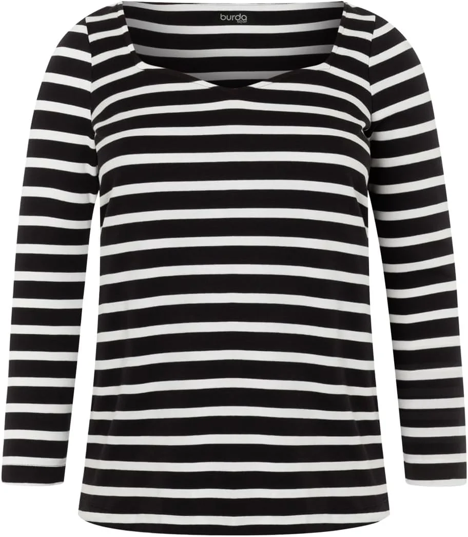 الگوی خیاطی آسان بوردا شماره 5731، پیراهن های پایه زنانه با یقه قلبی و مربعی، سایز 46-56 الگوی خیاطی آسان بوردا شماره 5731، پیراهن های پایه زنانه با یقه قلبی و مربعی، سایز 46-56