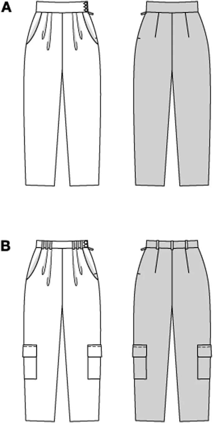 الگوی خیاطی بردا استایل شماره 5699، شلوار زنانه با جیب، سایزهای 36 تا 48 الگوی خیاطی بردا استایل شماره 5699، شلوار زنانه با جیب، سایزهای 36 تا 48