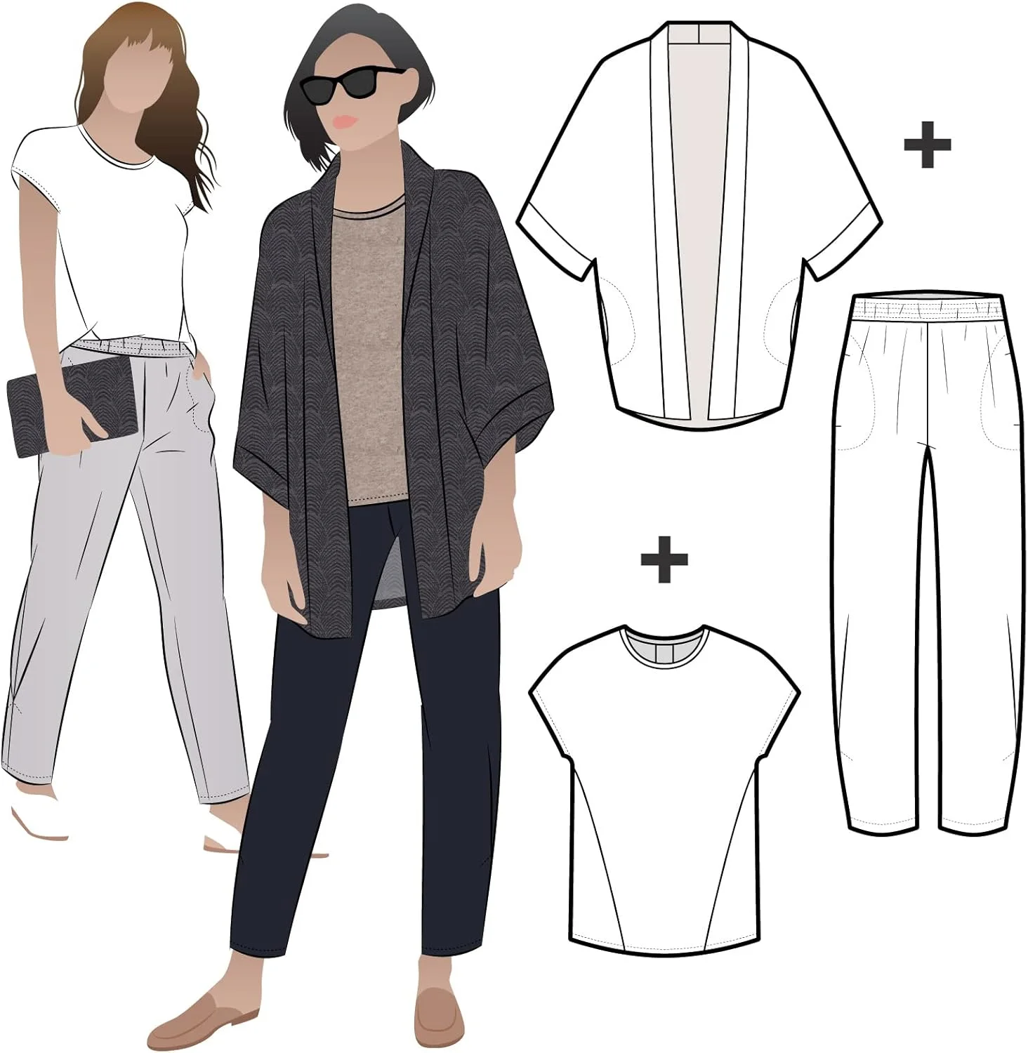 الگوی خیاطی Style Arc - لباس بشارل سایزهای 04-16 نامشخص