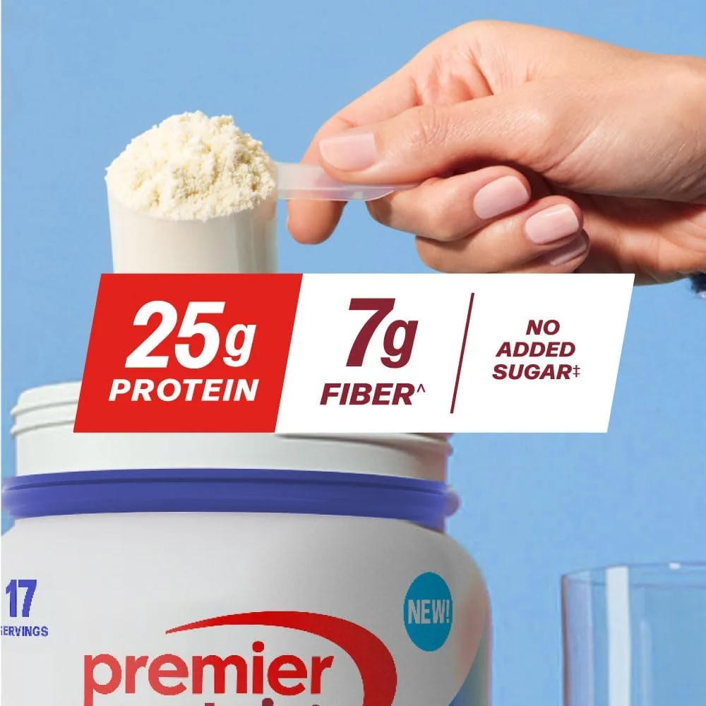 پودر پروتئین Premier Protein Protein Plus Fiber، 25 گرم پروتئین، 7 گرم فیبر، وانیلی، 17 سروینگ پودر پروتئین Premier Protein Protein Plus Fiber، 25 گرم پروتئین، 7 گرم فیبر، وانیلی، 17 سروینگ
