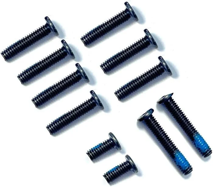 پیچ های HSSDTECH برای ASUS TUF Gaming F15 FX506 FX506LU FX506LI FX506LH FX506HM FX506HE FX506HF FX506HC TUF Gaming A15 FA506 FA506IH FA506IV پیچ های کیس مشکی: مجموعه 11 عددی