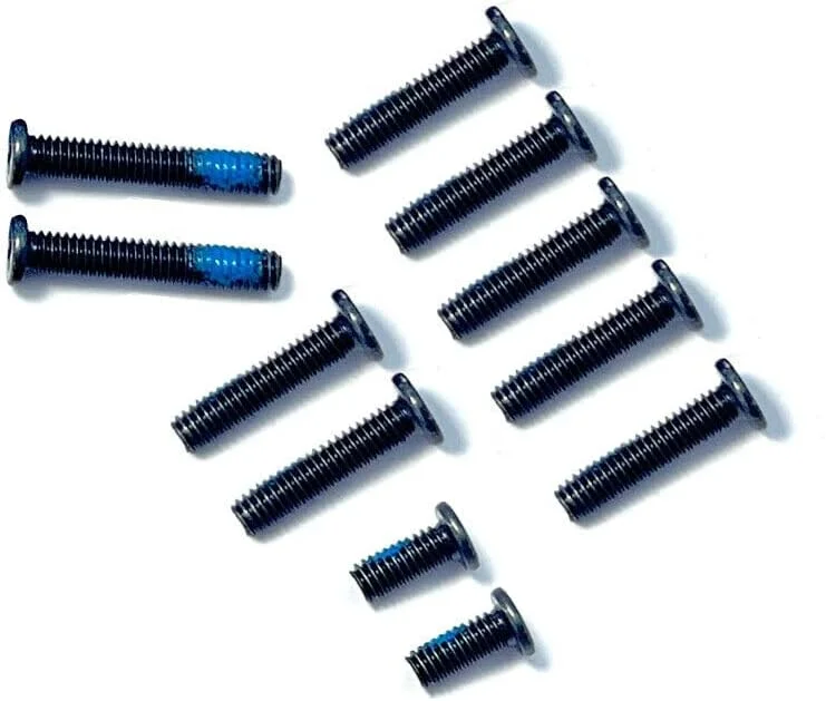 پیچ های HSSDTECH برای ASUS TUF Gaming F15 FX506 FX506LU FX506LI FX506LH FX506HM FX506HE FX506HF FX506HC TUF Gaming A15 FA506 FA506IH FA506IV پیچ های کیس مشکی: مجموعه 11 عددی