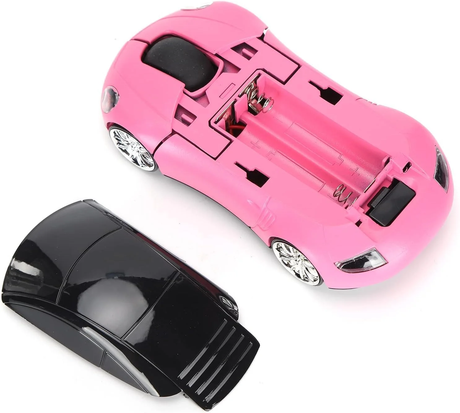 موس بی سیم گیمینگ Joyzzz، موس USB صورتی طرح ماشین با گیرنده نانو، موس بی سیم فانتزی برای دختران نوجوان، موس مینی ارگونومیک برای تنظیمات گیمینگ کامپیوتر و لپ تاپ موس بی سیم گیمینگ Joyzzz، موس USB صورتی طرح ماشین با گیرنده نانو، موس بی سیم فانتزی برای دختران نوجوان، موس مینی ارگونومیک برای تنظیمات گیمینگ کامپیوتر و لپ تاپ