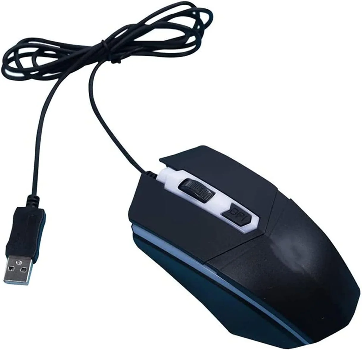 مجموعه کیبورد و ماوس گیمینگ مکانیکی FAZIRAN MNDEAN، LED رنگین کمانی، اتصال USB سیمی (مشکی)