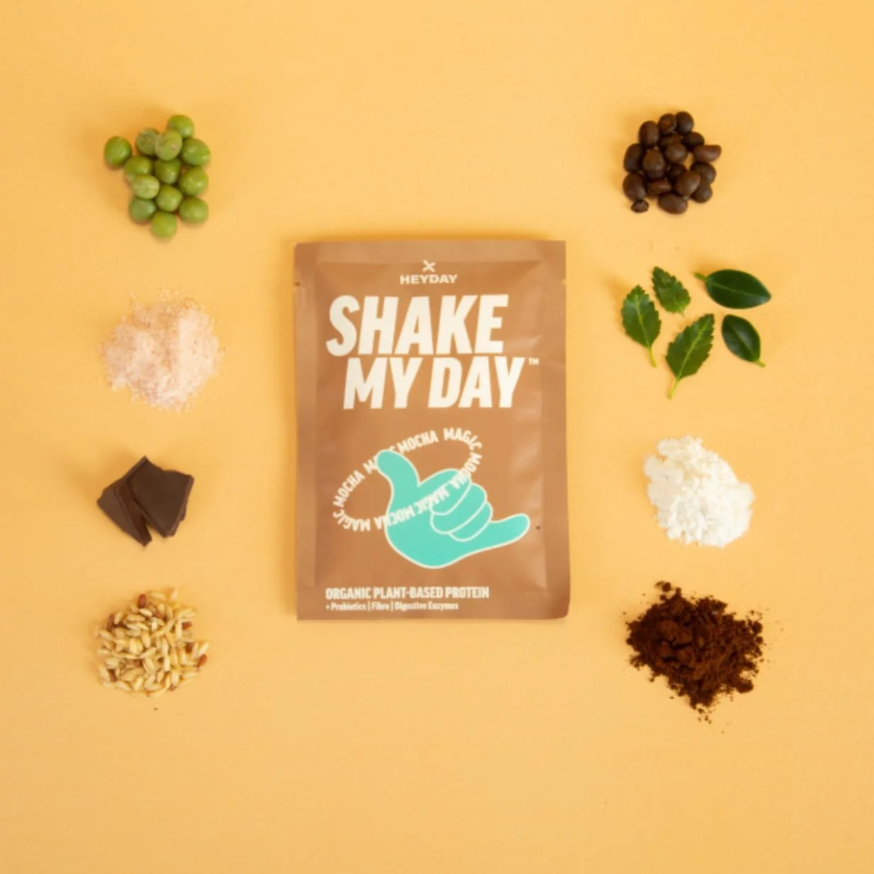 پودر پروتئین گیاهی با طعم ارگانیک Heyday | غنی از مواد مغذی با پروبیوتیک | ایده آل برای اسموتی و شیک | پشتیبانی و ریکاوری عضلات | ساشه های تک نفره (تک ساشه، موکا) پودر پروتئین گیاهی با طعم ارگانیک Heyday | غنی از مواد مغذی با پروبیوتیک | ایده آل برای اسموتی و شیک | پشتیبانی و ریکاوری عضلات | ساشه های تک نفره (تک ساشه، موکا)