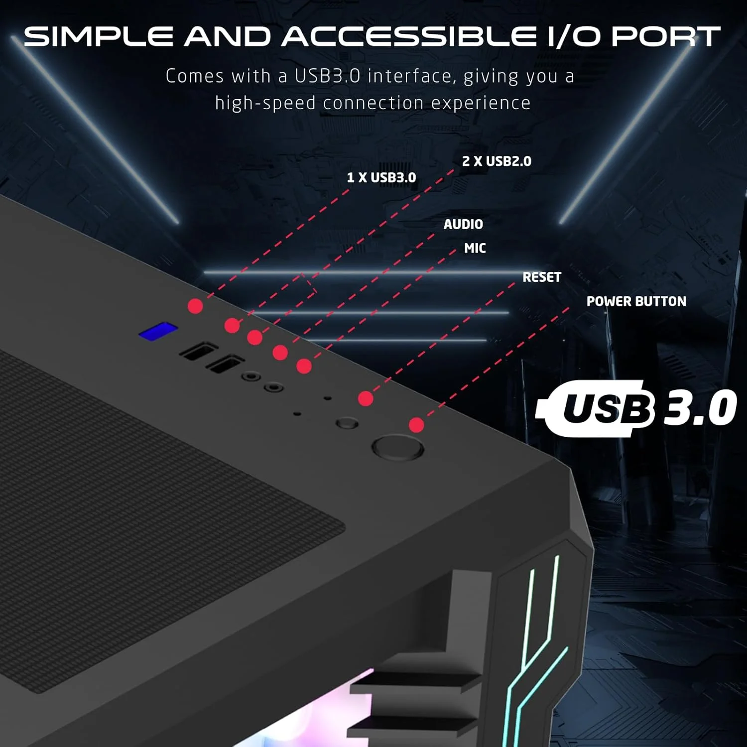 کیس گیمینگ مید تاور GAMEON Emperor Midnight III Series، نورپردازی 120mm ARGB+PWM، شیشه حرارت دیده، فن های خنک کننده RGB از پیش نصب شده، فیلترهای گرد و غبار، سازگاری گسترده با مادربرد، مشکی کیس گیمینگ مید تاور GAMEON Emperor Midnight III Series، نورپردازی 120mm ARGB+PWM، شیشه حرارت دیده، فن های خنک کننده RGB از پیش نصب شده، فیلترهای گرد و غبار، سازگاری گسترده با مادربرد، مشکی