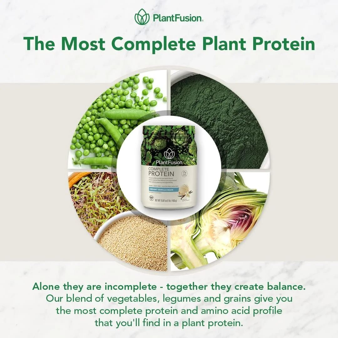 پودر پروتئین گیاهی کامل PlantFusion، بدون گلوتن، وگان، غیر GMO، بسته بندی ممکن است متفاوت باشد، شکلاتی، 2 پوند پودر پروتئین گیاهی کامل PlantFusion، بدون گلوتن، وگان، غیر GMO، بسته بندی ممکن است متفاوت باشد، شکلاتی، 2 پوند