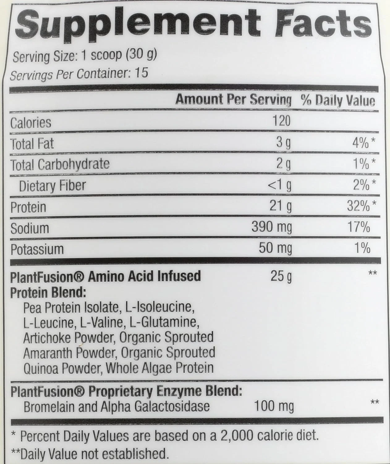 پودر پروتئین گیاهی کامل PlantFusion با طعم وانیل، 1 پوند پودر پروتئین گیاهی کامل PlantFusion با طعم وانیل، 1 پوند