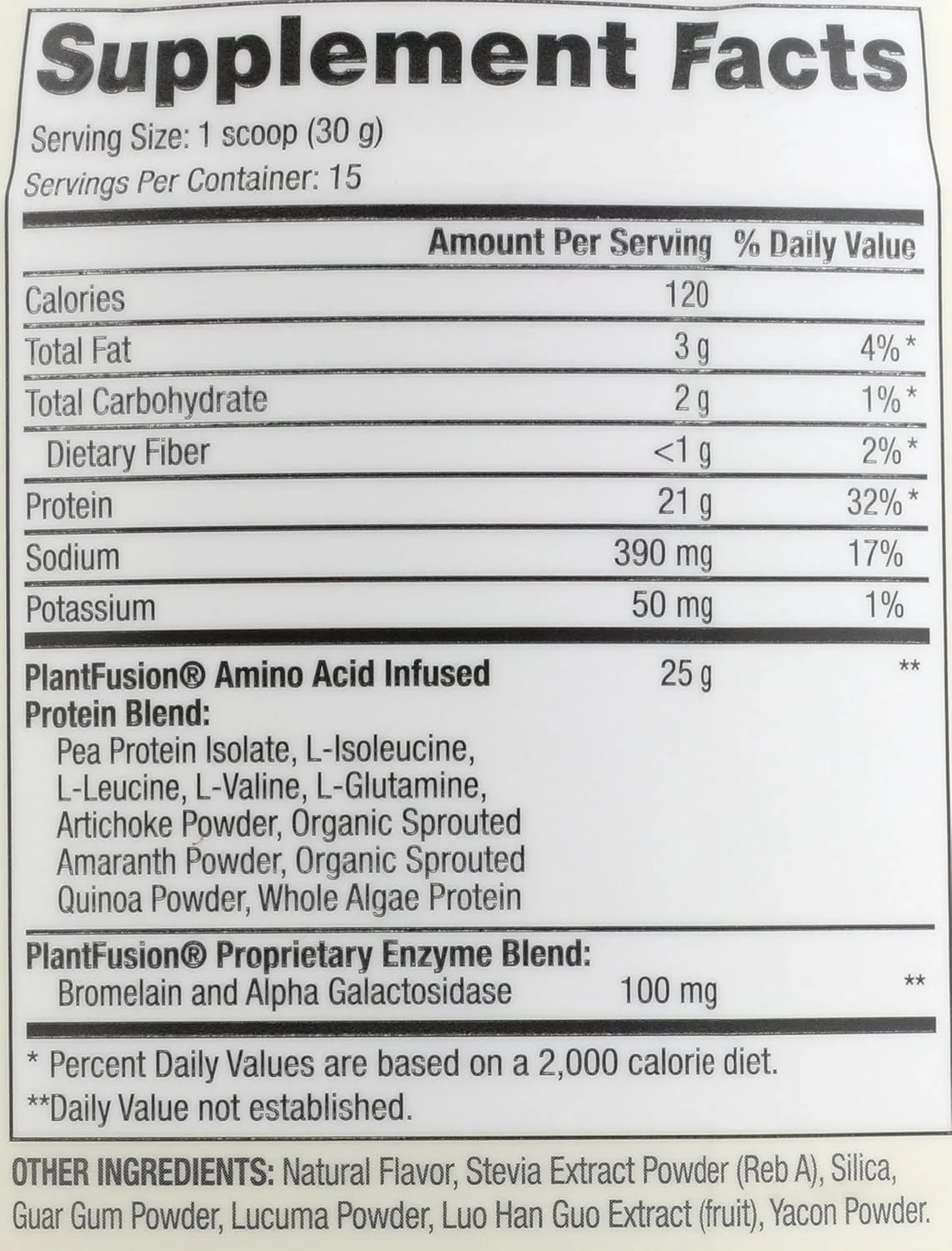 پودر پروتئین گیاهی کامل PlantFusion با طعم وانیل، 1 پوند پودر پروتئین گیاهی کامل PlantFusion با طعم وانیل، 1 پوند