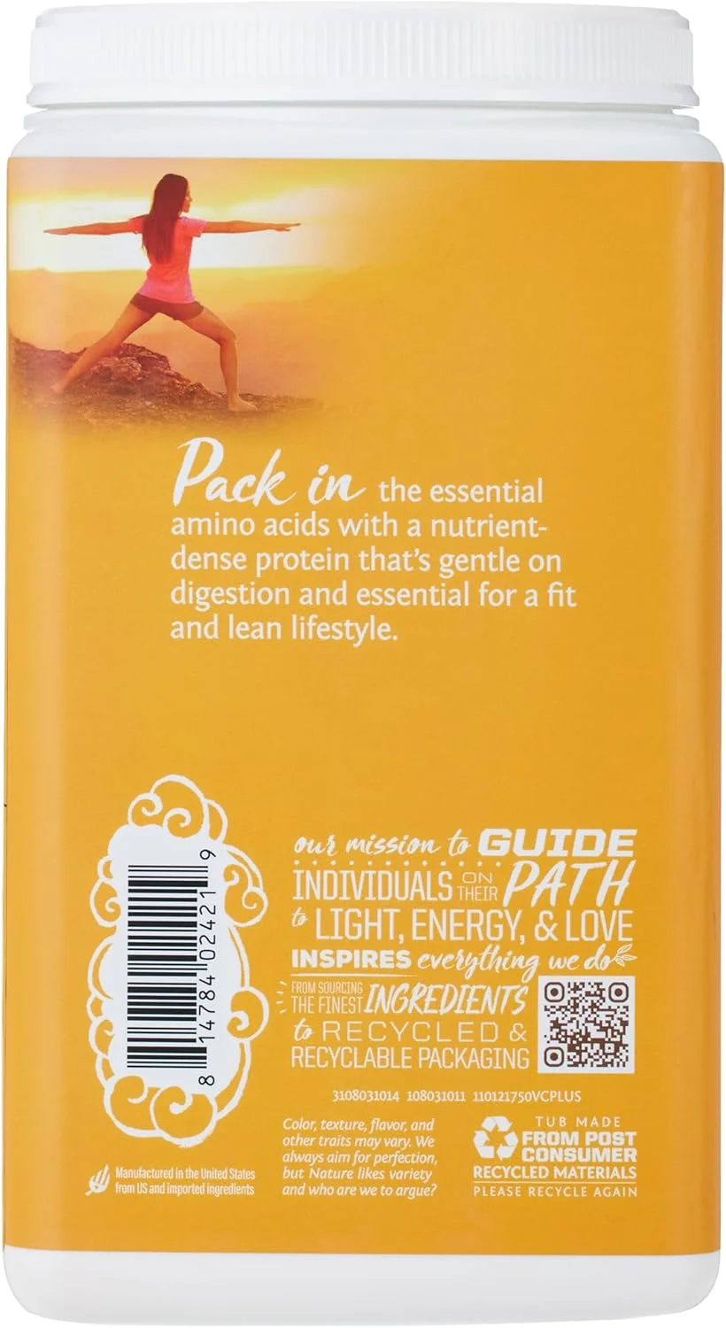 سان واریر - Classic Plus، پودر پروتئین وگان با نخود و برنج قهوه ای، پروتئین گیاهی ارگانیک خام، وانیلی، 30 سروینگ سان واریر - Classic Plus، پودر پروتئین وگان با نخود و برنج قهوه ای، پروتئین گیاهی ارگانیک خام، وانیلی، 30 سروینگ