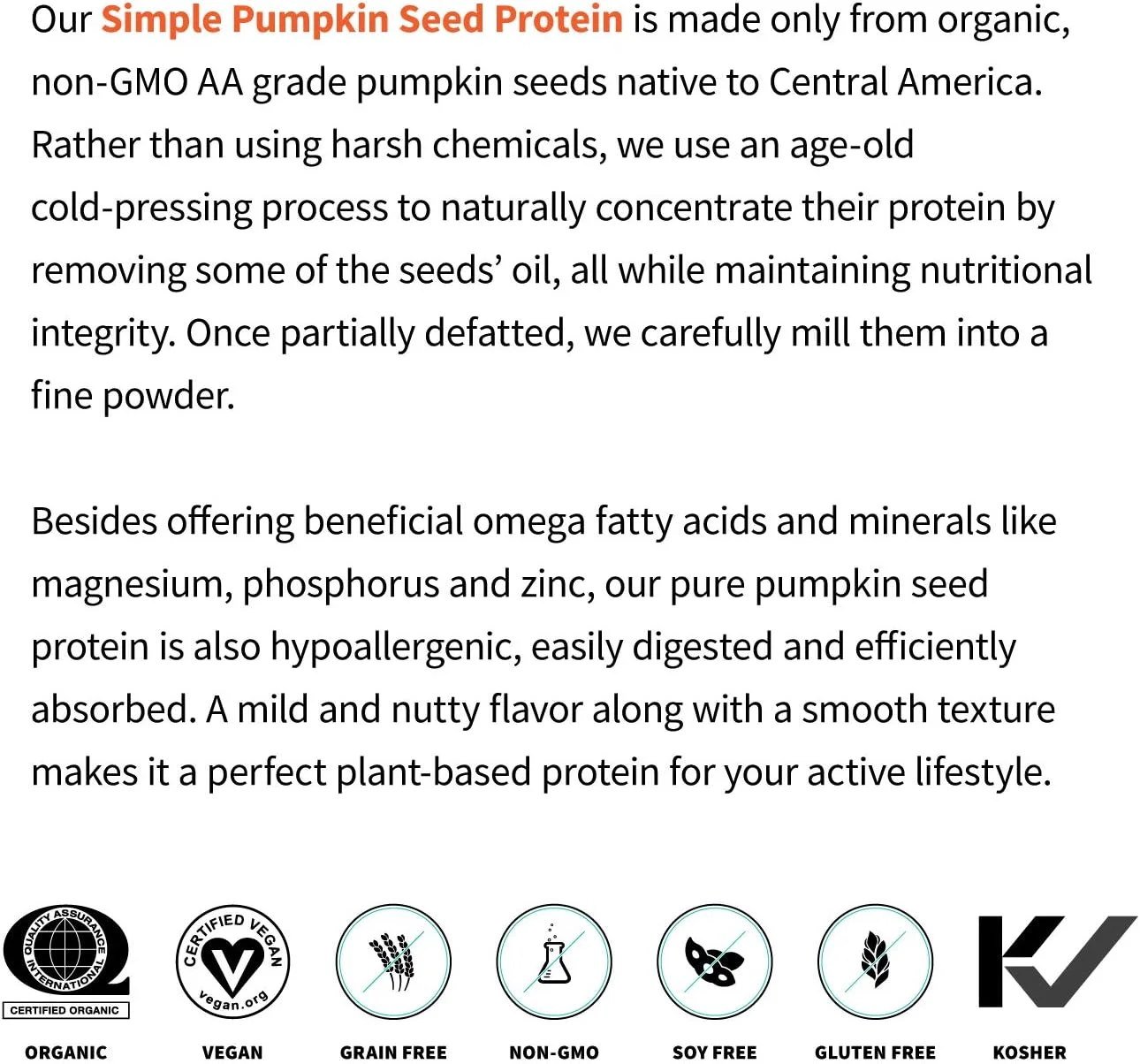 پودر پروتئین تخم کدو ساده Sprout Living، 20 گرم پودر پروتئین گیاهی ارگانیک بدون شیرین کننده های مصنوعی، غیر لبنی، غیر GMO، وگان، بدون گلوتن، مخلوط نوشیدنی کتو (1 پوند) پودر پروتئین تخم کدو ساده Sprout Living، 20 گرم پودر پروتئین گیاهی ارگانیک بدون شیرین کننده های مصنوعی، غیر لبنی، غیر GMO، وگان، بدون گلوتن، مخلوط نوشیدنی کتو (1 پوند)