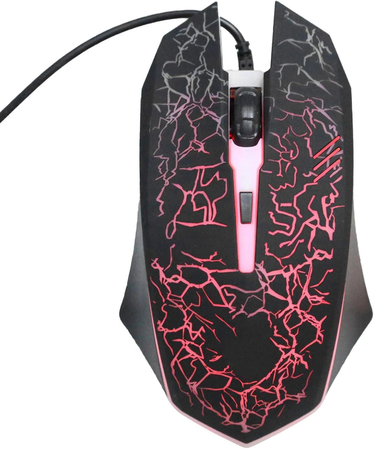 ست کیبورد و ماوس گیمینگ مکانیکی با نور پس زمینه، کیبوردهای سیمی و ماوس، مجموعه مکانیکی با حروف ترک خورده و نورپردازی شده، لوازم جانبی گیمینگ PC (D620 ترک خورده)