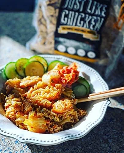 پروتئین گیاهی بافت دار Wholesome Provisions، گوشت گیاهی، 100% بدون هگزان، ساخته شده با سویای زرد درجه 1، 100% وگان، درست مانند مرغ و گوشت گاو، بدون طعم، بسته 2 عددی (1 ست) پروتئین گیاهی بافت دار Wholesome Provisions، گوشت گیاهی، 100% بدون هگزان، ساخته شده با سویای زرد درجه 1، 100% وگان، درست مانند مرغ و گوشت گاو، بدون طعم، بسته 2 عددی (1 ست)