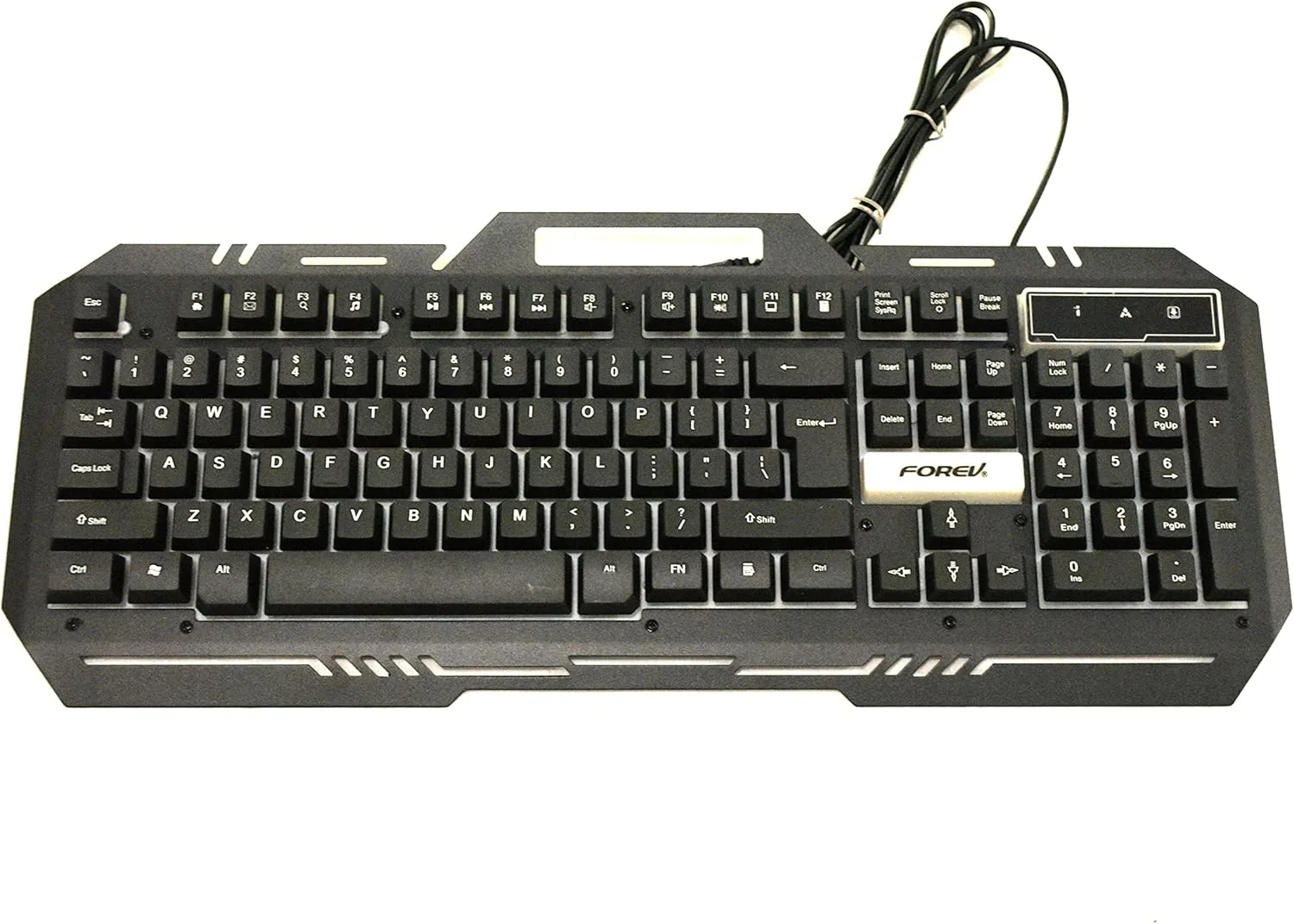 کیبورد گیمینگ مکانیکی: کیبورد گیمینگ با 18 حالت رنگی RGB، استراحتگاه مچ قابل جدا شدن و کلیدهای چند رسانه ای. 443 x 209 x 38.5 میلی متر