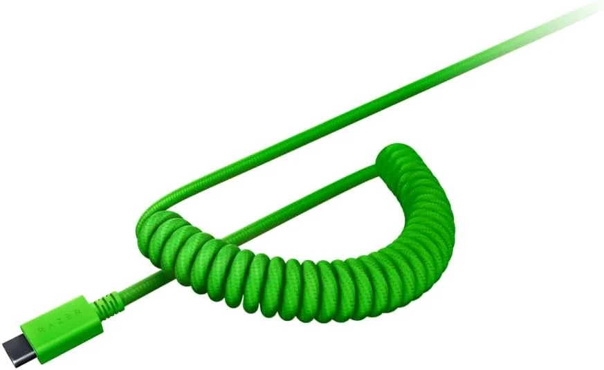 ست ارتقاء کلیدهای PBT و کابل فنری Razer برای کیبوردهای گیمینگ مکانیکی و اپتیکال - سبز