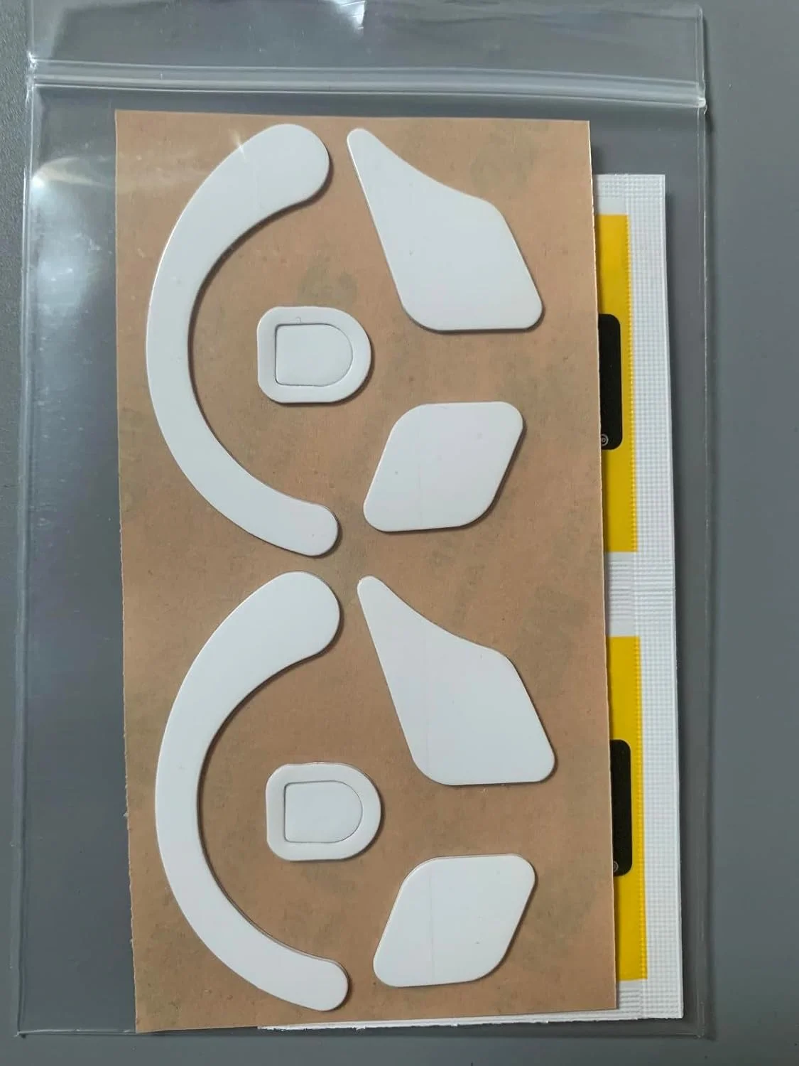 پایه های ماوس Mars Fox Mice Skates برای ماوس گیمینگ بی سیم Razer Naga V2 Pro Modural (2 ست) - ضخامت 0.7 میلی متر (سفید)