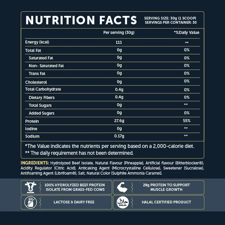 پروتئین ایزوله گوشت گاو شفاف با طعم آناناس Basix Clear Beef Pro Iso وزن 2 پوند پروتئین ایزوله گوشت گاو شفاف با طعم آناناس Basix Clear Beef Pro Iso وزن 2 پوند