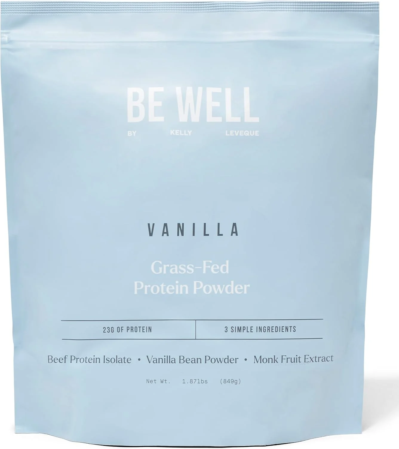 پودر پروتئین گوشت گاو سوئدی تغذیه شده با علف Be Well by Kelly LeVeque - مناسب برای رژیم پالئو و کتو، بدون لبنیات و گلوتن - پودر پروتئین کم کربوهیدرات با BCAA و کلاژن - 23 گرم پروتئین (وانیلی - 30 سروینگ) پودر پروتئین گوشت گاو سوئدی تغذیه شده با علف Be Well by Kelly LeVeque - مناسب برای رژیم پالئو و کتو، بدون لبنیات و گلوتن - پودر پروتئین کم کربوهیدرات با BCAA و کلاژن - 23 گرم پروتئین (وانیلی - 30 سروینگ)