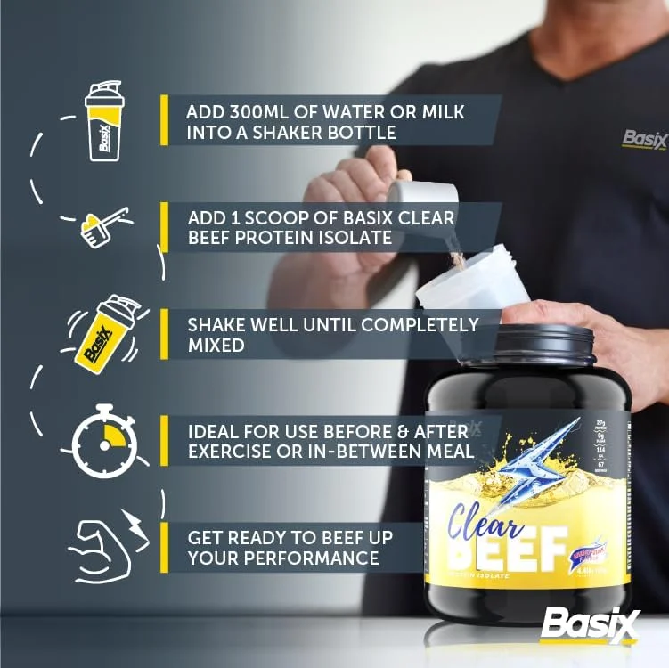 پروتئین ایزوله گوشت گاو Basix با طعم انرژی فیوژن 4.4 پوند پروتئین ایزوله گوشت گاو Basix با طعم انرژی فیوژن 4.4 پوند