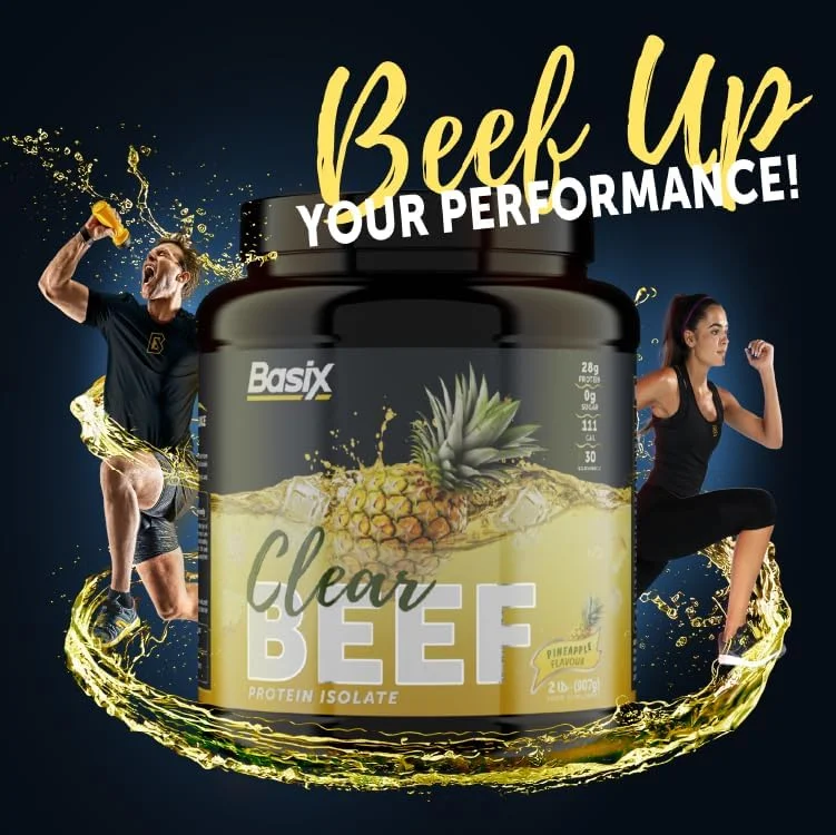 پروتئین ایزوله گوشت گاو شفاف با طعم آناناس Basix Clear Beef Pro Iso وزن 2 پوند پروتئین ایزوله گوشت گاو شفاف با طعم آناناس Basix Clear Beef Pro Iso وزن 2 پوند