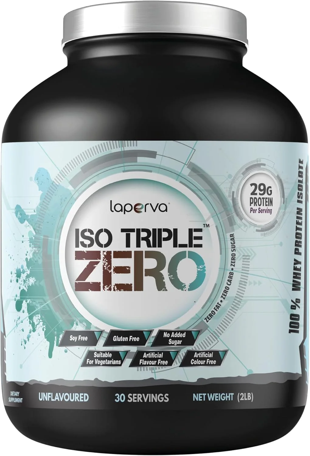 پودر پروتئین وی ایزوله لاپروا - ISO TRIPLE ZERO - 28 گرم پروتئین در هر 30 گرم سروینگ - بدون چربی، کربوهیدرات و شکر - مکمل های پروتئینی و افزایش دهنده عضلات (2 پوند، بدون طعم) پودر پروتئین وی ایزوله لاپروا - ISO TRIPLE ZERO - 28 گرم پروتئین در هر 30 گرم سروینگ - بدون چربی، کربوهیدرات و شکر - مکمل های پروتئینی و افزایش دهنده عضلات (2 پوند، بدون طعم)