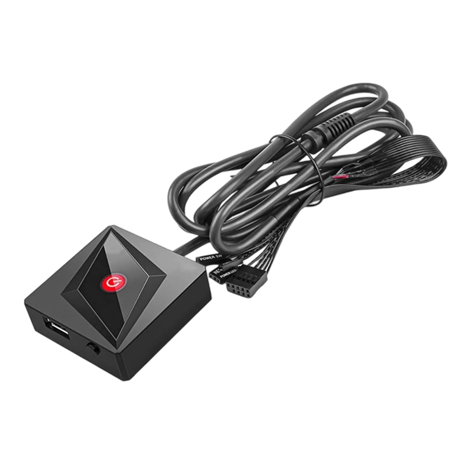 کلیدهای ریستارت و پاور کامپیوتر رومیزی USB 2.0 برای گیمینگ و دفاتر کار و جایگزینی پنل جلویی