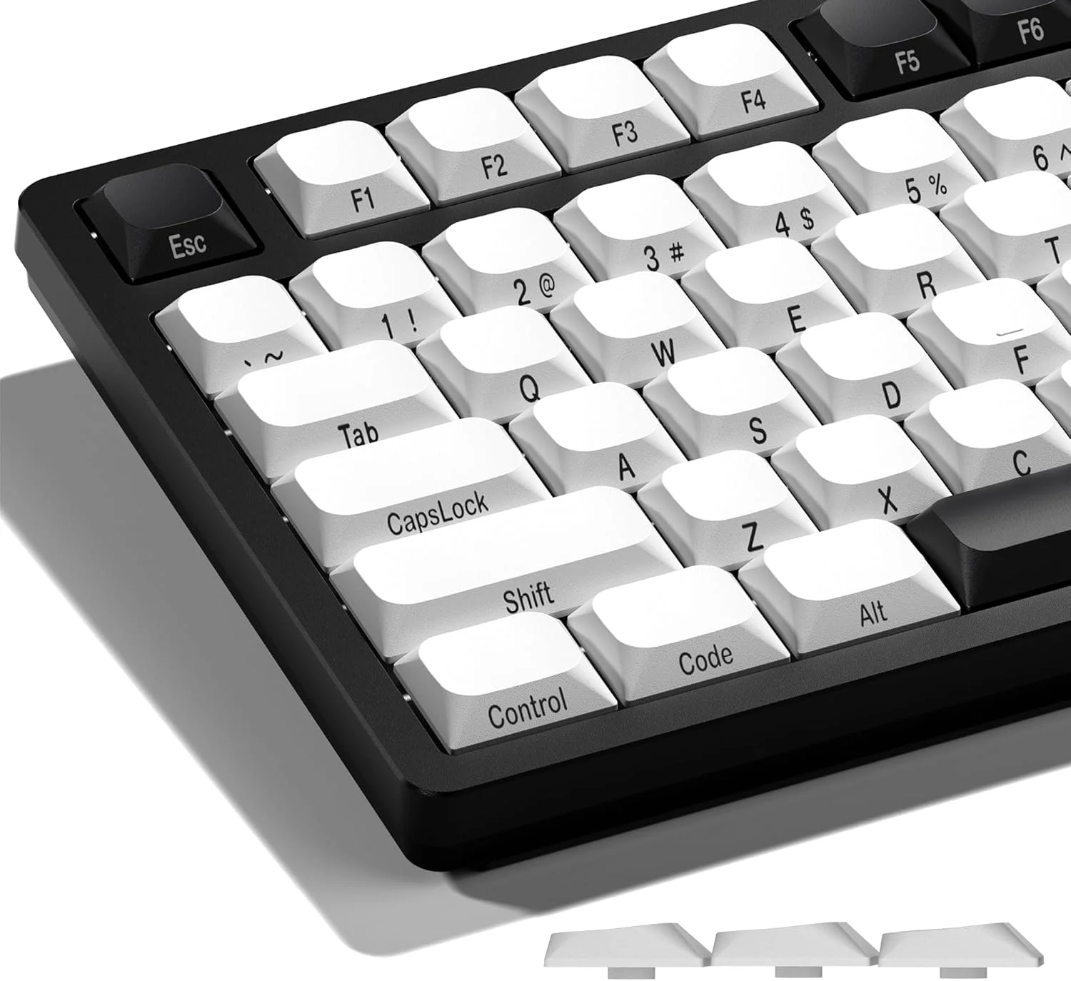 کلاهک کلید OHY XVX - کلاهک های کلید کم ارتفاع 134 کلید چاپ جانبی PBT صفحه کلید سفارشی بازی کلاهک های کلید سفید، مجموعه کامل کلاهک های کلید برای سوئیچ های Cherry Gateron MX صفحه کلید مکانیکی - سفید کلاهک کلید OHY XVX - کلاهک های کلید کم ارتفاع 134 کلید چاپ جانبی PBT صفحه کلید سفارشی بازی کلاهک های کلید سفید، مجموعه کامل کلاهک های کلید برای سوئیچ های Cherry Gateron MX صفحه کلید مکانیکی - سفید