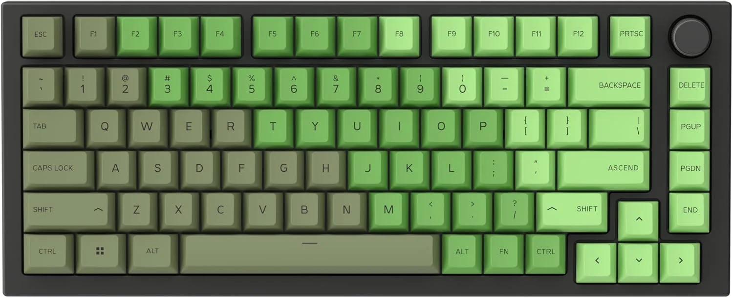 کلیدهای کیبورد Glorious PC Gaming Race Glorious GPBT Dye Sublimated (زیتونی) - پلاستیک ضخیم PBT، مجموعه 114 کلیدی برای کیبوردهای مکانیکی 100% اندازه کامل، 85% 80% TKL، 60% Compact، 75%