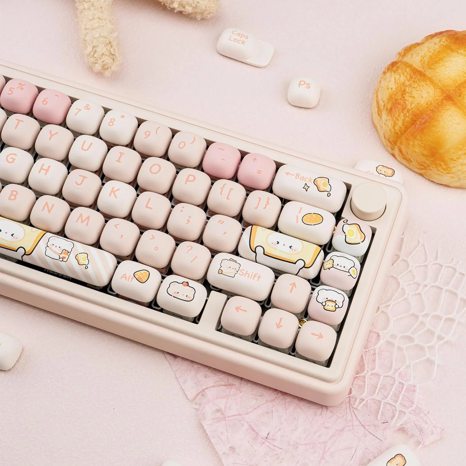 تیمسکر 140 عدد کلاهک کلید صورتی، ست کلاهک کلید پروفایل MOG Kawaii، کلاهک کلید زیبا برای کیبورد، کلاهک کلید PBT ضخیم با سابلیمیشن رنگ، کلاهک کلید بازی سفارشی گرد برای سوئیچ های مکانیکی Cherry Gateron MX تیمسکر 140 عدد کلاهک کلید صورتی، ست کلاهک کلید پروفایل MOG Kawaii، کلاهک کلید زیبا برای کیبورد، کلاهک کلید PBT ضخیم با سابلیمیشن رنگ، کلاهک کلید بازی سفارشی گرد برای سوئیچ های مکانیکی Cherry Gateron MX