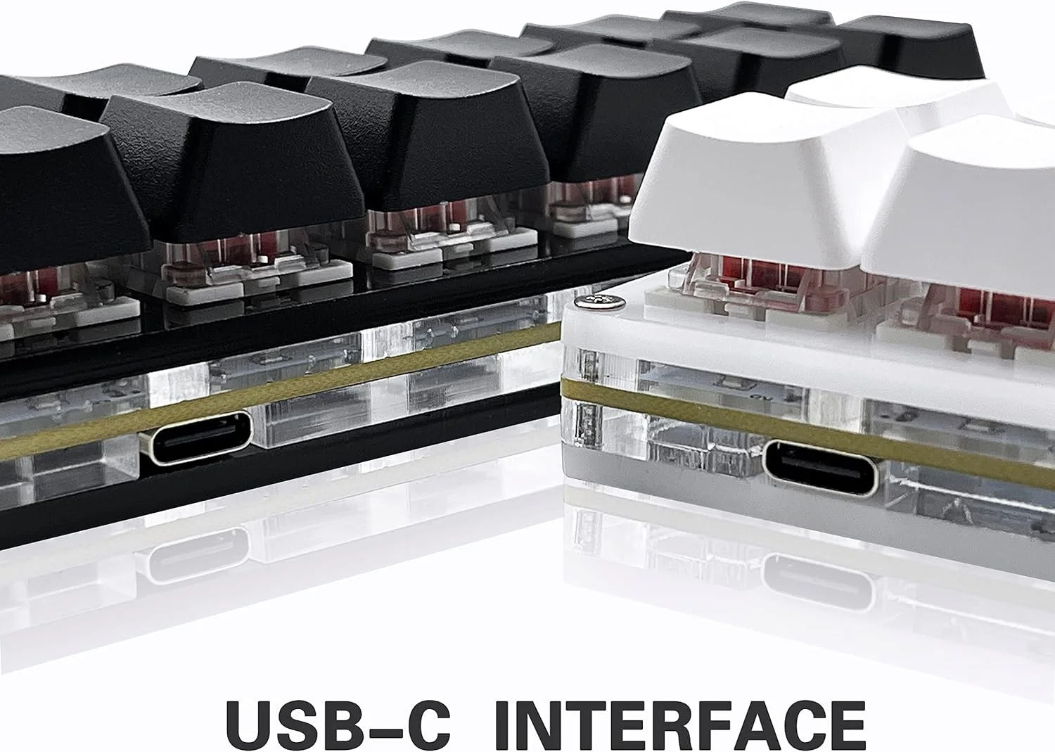 کیبورد گیمینگ مکانیکی 12 کلیدی BTXETUEL، صفحه کلید یک دستی، صفحه کلید سیمی USB-C OSU، صفحه کلید قابل برنامه ریزی و تعویض آسان.