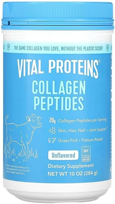 پپتیدهای کلاژن Vital Proteins، 284 گرم، بدون طعم، منبع گاوی، 28 سروینگ پپتیدهای کلاژن Vital Proteins، 284 گرم، بدون طعم، منبع گاوی، 28 سروینگ